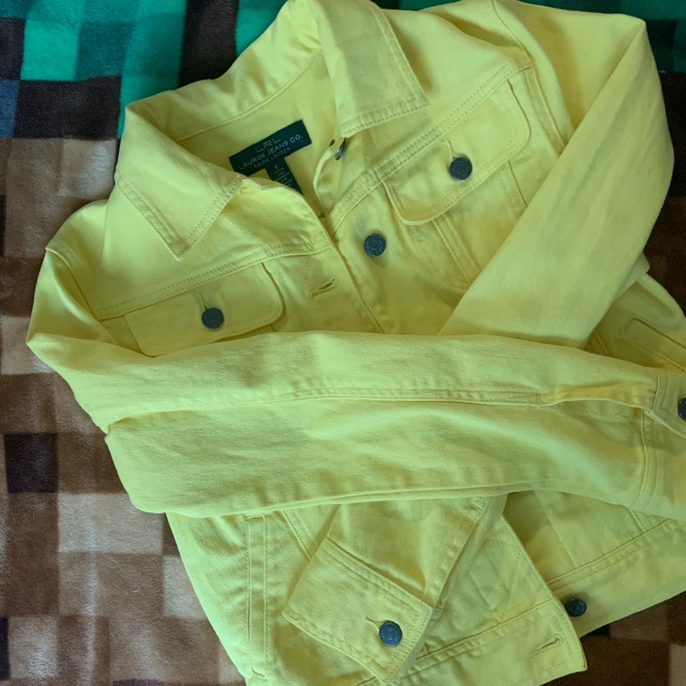 ralph lauren yellow jacket